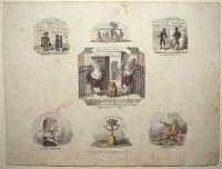 [Seven vignette satires on one sheet.]