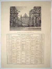 The Garden Gate of Trinity College, Erected 1713.