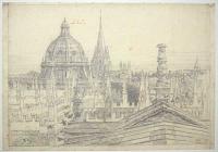[The rooftops of Oxford, with the Radcliffe Camera.]