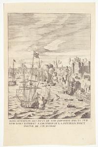 Representation Des Fevs De Ioye Qvifvrent Faicts Svr Leavdans Londres A L'Honnevr De La Reyne La Nvict Dviovr De Son Entree.