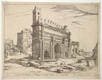 L'arco di Settimio, il Tempio di Giove Statore, et Campidoglio.