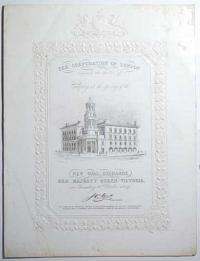 The Corporation of London request the honor of [blank] Company at the opening of the New Coal Exchange,