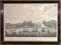 A View of Roseau in the Island of Dominique, with the Attack Made by Lord Rollo & S.r James Douglass, in 1760.