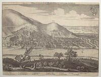 Heidelberga. Wahre Contafactur der Churf&uuml;rstlichen Residenz Statt Heidelberg.