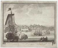 Lissebon, een voorname stadt in Portugael, gelegen aen de rivier Tejo.
