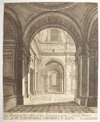 A view of the Isle at the Entrance of the North Portico of the Cathedral Church of S.t Paul.