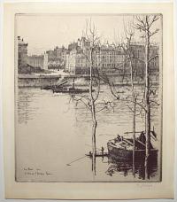 Le Quai de l'Horloge. Paris.