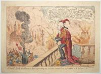 [John Atkins, Lord Mayor of London] Smoak Jack the Alarmist, Extinguishing the Second Great Fire of London (a la Gulliver)!!!