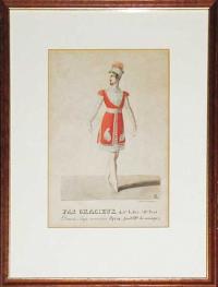[Antoine Paul] Pas Gracieux. du 1.er ballet. (M.r Paul.) Dans la Lampe merveilleuse, Opéra, (Acad.e R.le de musique.)