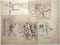 Hockey at Surbiton [titled in pencil on reverse].