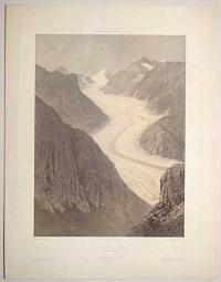 Le Glacier de Viesch. (Canton du Valais.)