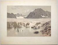 Le Lac Moerill and le Glacier d'Aletsch. (Canton du Valais.)