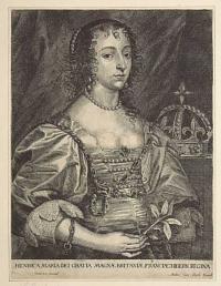 Henrica Maria Dei Gratia Magnae Britaniae Franciaae Hibern. Regina.