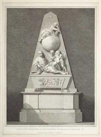 Monument Erected to the Memory of Sir Isaac Newton in Westminster Abbey.