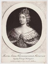 [Maria Anna of Neuburg] Maria Anna Hispaniarum Indiarum Regina, Princeps Neoburgicæ.