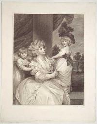 [Jane, Countess of Harrington, with her children Lord Petersham and the Hon. Lincoln Stanhope.]