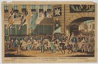Queen Victoria going to dine with the Lord Mayor & Citizens of London at Guildhall. November 9.th 1837.