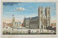 A North West View of Westminster Abbey and St. Margaret's Church.