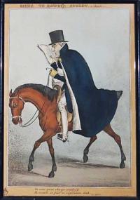 [Duke of Wellington] Going to Downing Street - a sketch -