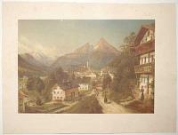 [Berchtesgaden with the Watzmann.]