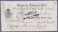 [Banknote] Ringwood and Hampshire Bank.