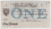 [Banknote] Dorchester Bank.