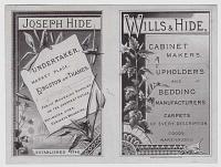 Joseph Hide. Undertaker. Market Place, Kingston-on-Thames [...]
