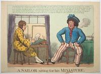 A Sailor sitting for his Miniature.