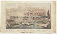 Life on the Water _ The Grand Rowing Match, for Mr. Kean's Prize Wherry. Red House, Battersea.