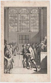 [Mode of punishment by Branding, or burning of the Hand, at the New Sessions House.]