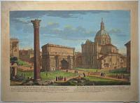 A View of S.t Martins Church, Also of the Arch of Septimus Severus, through which the Roman Generals marched in their triumphs to the Capitol.