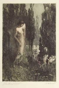 [A Young Maiden in the Woods with Fairies]