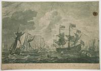 To Morgan Morgan of Lanrumney in Monmouth-Shire Esq.r This View of the Fleet which brought home his Majesty King Charles II.d in May 1660, is humbly Dedicated by E.Kirkall.