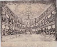 A View of the Theatre Royal Bath, as it appeared at the Royal Dramatic Fete.