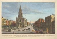A View of Somerset House, with St. Marys Church in the Strand London.
