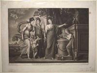 Wisdom directing Beauty and Virtue to Sacrifice at the Altar of Diana.