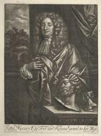 John Hervey Esq.r Trer and Receau gener.l to her Ma.ty