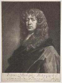 Petrus Lell&yuml; Eques Pictor Caroli 2.di Magna Britannia Francia & Hiberniae Regis.