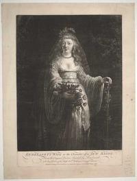 Rembrandt's Wife in the Character of a Jew Bride.