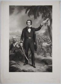 [Captain Sir William Peel, R.N. [V.C.]Leading the Naval Brigade into action, India.]