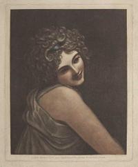 Lady Hamilton as a Bacchante, after Romney, 1786.