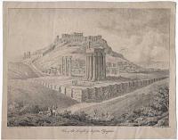 [Athens] View of the Temple of Jupiter Olympia.