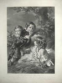 To Her Most Gracious Majesty the Queen, This Plate of Their Royal Highnesses The Prince Arthur, The Prince Leopold, & The Princess Louise