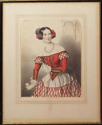 Madame Sontag as Rosina "Barber of Seville".
