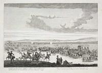 [Newmarket] A View of the Round Course or Plate Course with divers jockeys and Horses