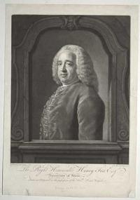 The Right Honourable Henry Fox Esq.r Secretary of State.