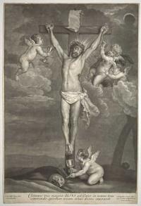 [The Crucifixion] Clamans voce magna Iesus ait, Pater in manus tuas commendo spiritum meum et h&aelig;c dicens expiravit.