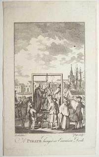 A Pirate hanged at Execution Dock.