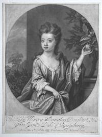 The Lady Mary Douglas Daughter to His Grace James Duke of Queensberry.