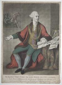 The Right Honourable John Wilkes Esq.r Lord Mayor of the City of London.